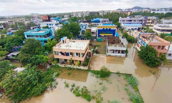 Over 45 colonies flooded in Warangal as Cyclone Motha triggers heavy rains and severe damage across tri-cities.