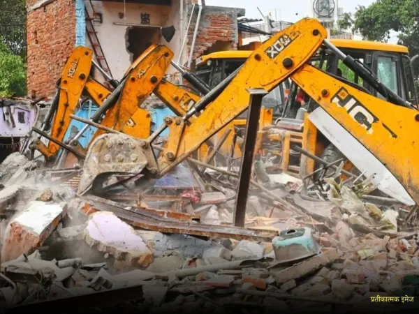 Anti-encroachment drive near No Man Land at India–Nepal border in Bihar