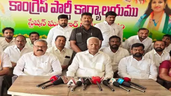 BJP Creates Obstacles in Telangana Development, says MLA Kadiyam Srihari during a media conference.