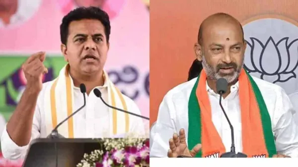 Bandi Sanjay Counter to KTR: Union Minister Fires Back with Strong Remarks