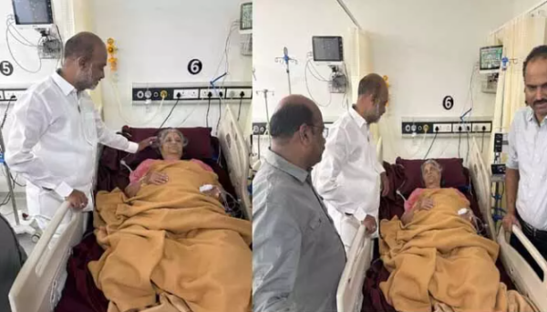 Bandi Sanjay mother hospitalised after sudden heart attack in Hyderabad