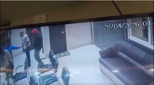 Bhagalpur Sultanganj Nagar Parishad murder CCTV firing incident at municipal office