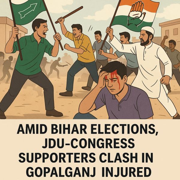 Bihar JDU-Congress clash in Gopalganj