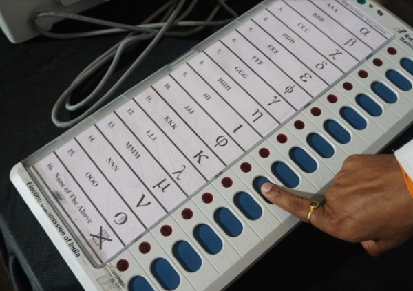 Bihar Panchayat Election 2026 EVM with Memory Chip voting machine