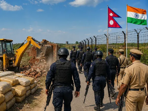 Bihar Police New Border Units STF and SSB teams deployed near India Nepal border