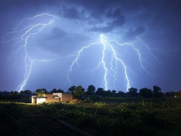 Bihar Weather Forecast thunderstorm clouds and rain over Bihar