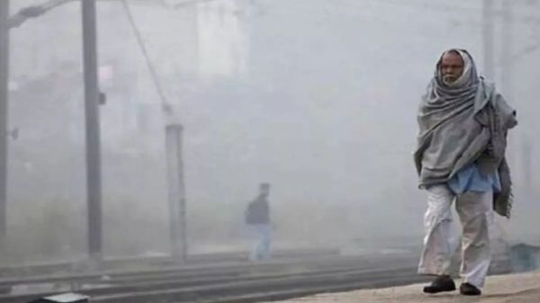 Bihar Weather Today forecast showing strong westerly winds and falling temperatures