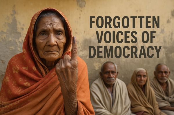 Bihar elderly voting rights, senior citizens Bodh Gaya, old-age home voters, democracy in Bihar