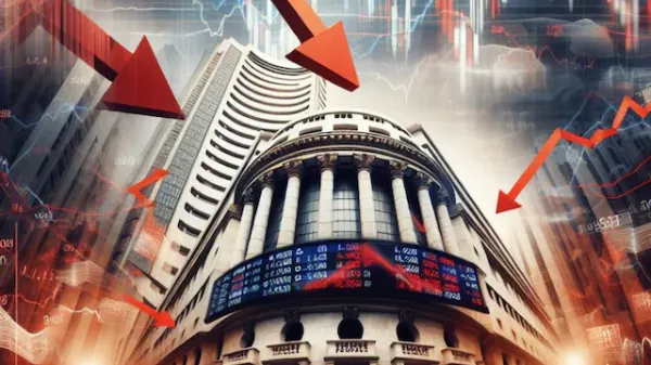 Black Monday Stock Markets crash as Sensex falls and rupee hits record low