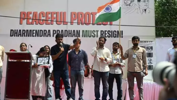 CJP Second Protest at Delhi’s Jantar Mantar with students and supporters demanding action on exam paper leaks