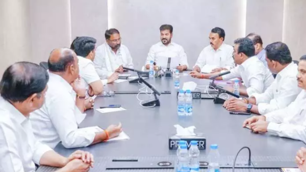 CM Revanth Reddy meets Joint Mahabubnagar ministers and MLAs at Hyderabad review meeting on development projects