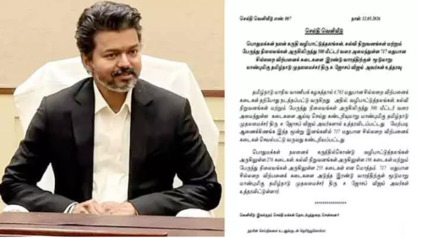 CM Vijay shuts 717 wine shops in Tamil Nadu near temples and schools