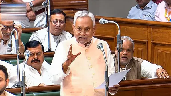 Chief Minister Nitish Kumar angry over RJD Bhai Virendra during Bihar Assembly session