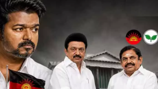 DMK–AIADMK Alliance controversy as TVK chief Vijay issues strong warning