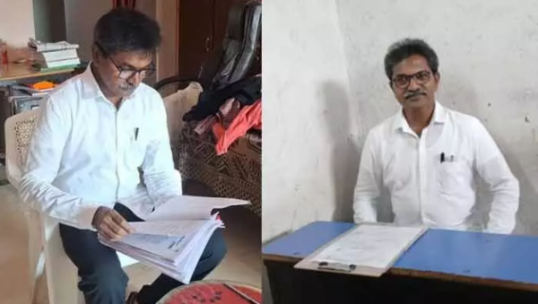 Devji appeared for law set exams sitting in an examination hall after leaving Maoist life
