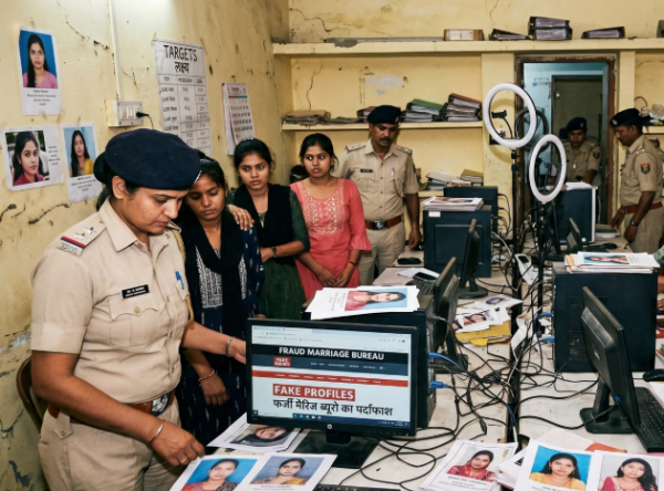 Fake marriage bureau gang busted by Saharsa police during raid near Polytechnic Dhala