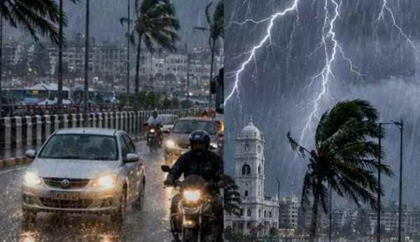 Heavy Rain Alert in AP with dark clouds and rainfall over Andhra Pradesh districts
