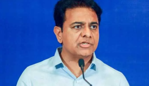 K. T. Rama Rao reacting to NEET paper leak incident