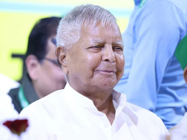 Lalu Prasad Yadav speaking about 15 percent quota within women reservation