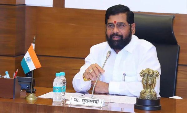Deputy CM Eknath Shinde speaking on Mumbai’s status in Maharashtra