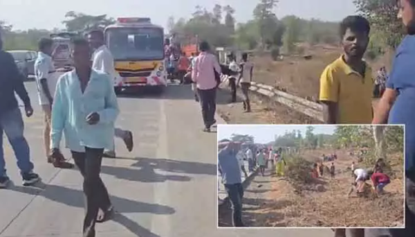 Massive Container Truck Collides with Wedding Party Vehicle causing deadly highway crash