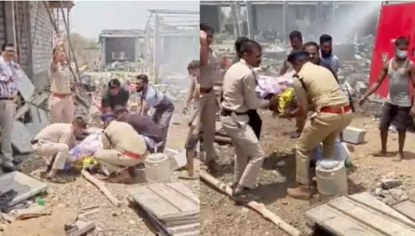 Massive Explosion at Firecracker Manufacturing Unit in Dewas district
