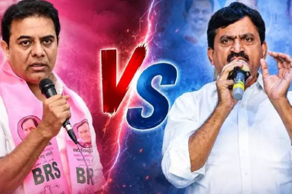 Minister Ponguleti Counters KTR Remarks during a media interaction in Telangana