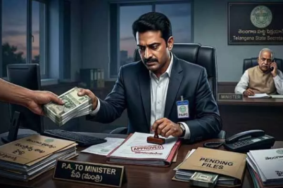Minister-office-bribes-controversy-in-Telangana-over-appointments-and-file-clearances.png