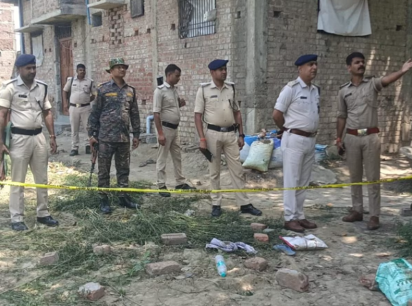 Mokama double murder crime scene in Patna after mother and son killed over land dispute