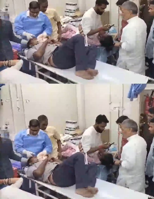 Nizamuddinpur Jehanabad Road Accident tempo crashed into parked truck near bridge