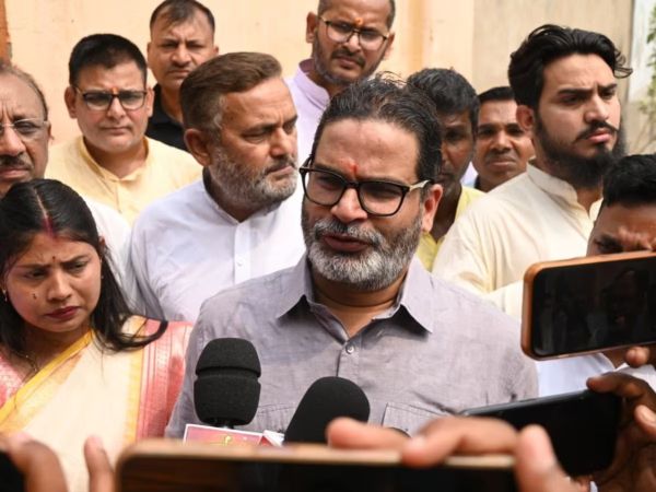 Prashant Kishor on Nitish Kumar speaking at a public event in Bihar