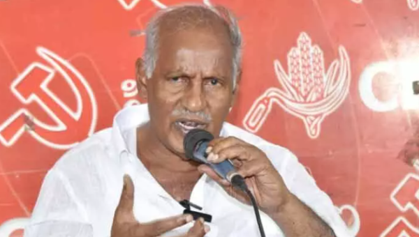 Professor Nageshwar cases criticized by CPI leader Kunamneni Sambasiva Rao