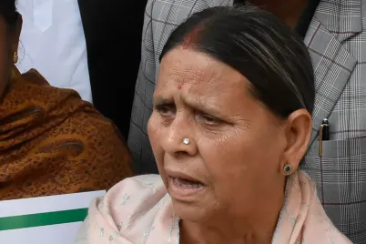 Rabri-Devi-says-BJP-driving-out-Nitish-Kumar-while-addressing-media-in-Patna.webp