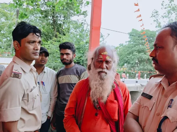 Ram Laxman and Hanuman idol blackened and abusive language on temple wall in Supaul tension at a vandalized temple in Supaul district