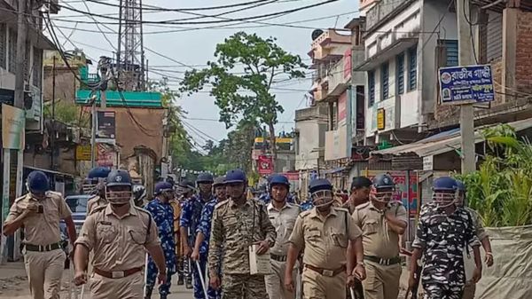 Ram Navami security in Bihar with police deployment and surveillance
