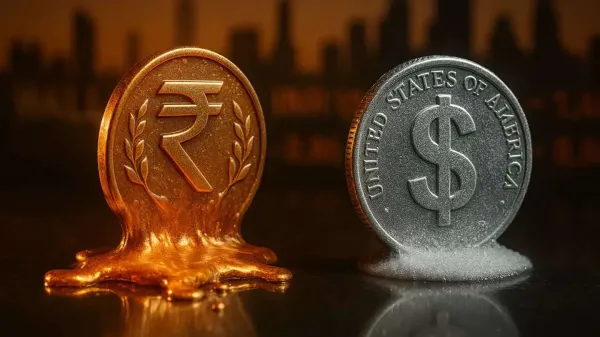 Rupee falls to record low against US dollar