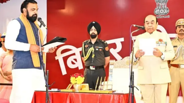 Samrat Choudhary Oath Ceremony in Patna as Bihar Chief Minister
