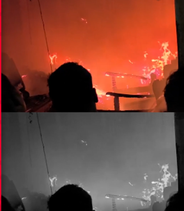 Sasaram fire incident destroys furniture shop in Rohtas district