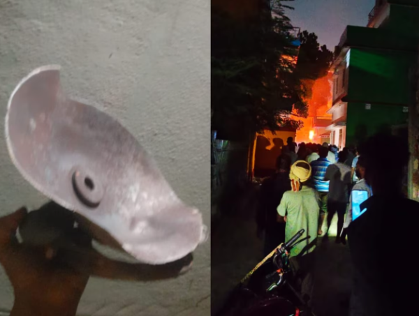 Supaul gas cylinder explosion destroys three houses after midnight blast