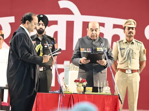 Syed Ata Hasnain sworn in as Bihar Governor during oath ceremony in Patna