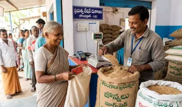 TG Govt Good News for Ration Card Holders sorghum distribution at ration shops