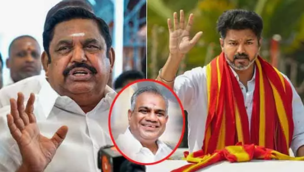 TVK Leader Anand Meets Palaniswami to discuss possible alliance in Tamil Nadu politics