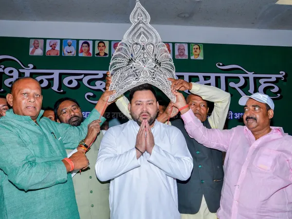 Tejashwi Yadav speaking on Sharabbandi in Bihar ₹40,000 Crore Economy