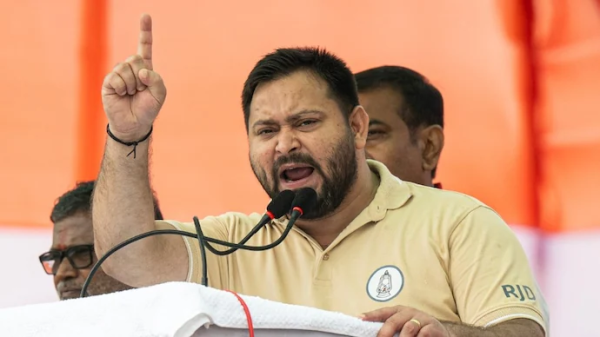 Tejashwi claims crime increased after Nitish left Home Department during Bihar political debate.