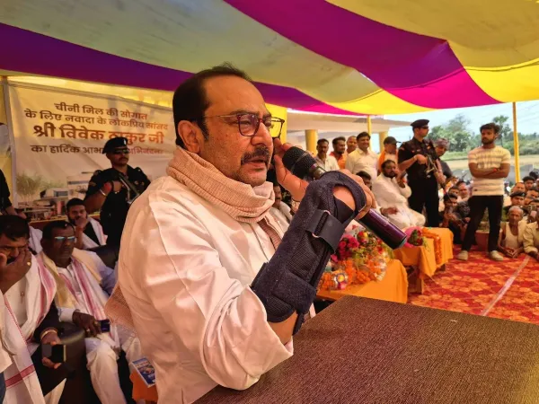 Threat to DCLR in name of Nawada BJP MP Vivek Thakur case in Bihar