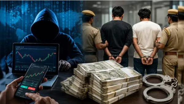 Trading Fraud of Rs 122 Crore mule account gang busted by police