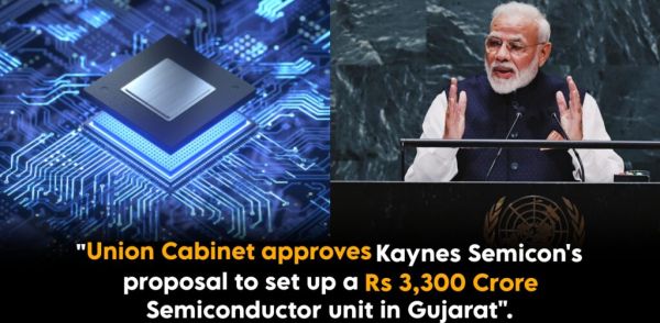 Union Cabinet approves two new semiconductor projects worth ₹3,936 crore in Gujarat to boost chip manufacturing and reduce import dependence in India.