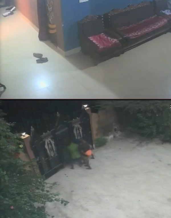 Vaishali Crime News Mahnar dacoity bombing and firing incident scene