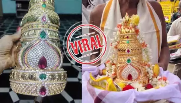 Viral Interest Troubles over deity crown mortgaged for Rs 38 lakhs