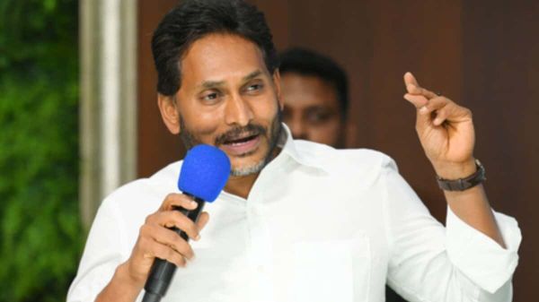 YS Jagan Mohan Reddy speaking about Amaravati construction scam allegations against Chandrababu government